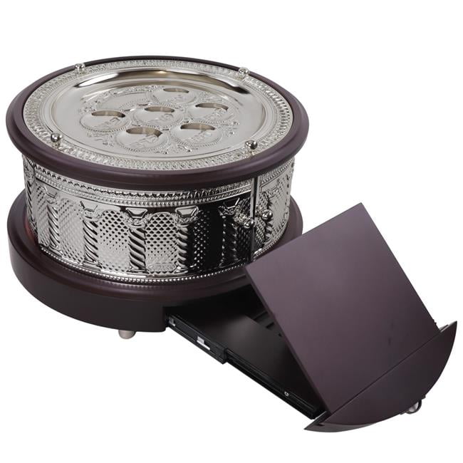 Seder Plate 3-tier w/Shtender