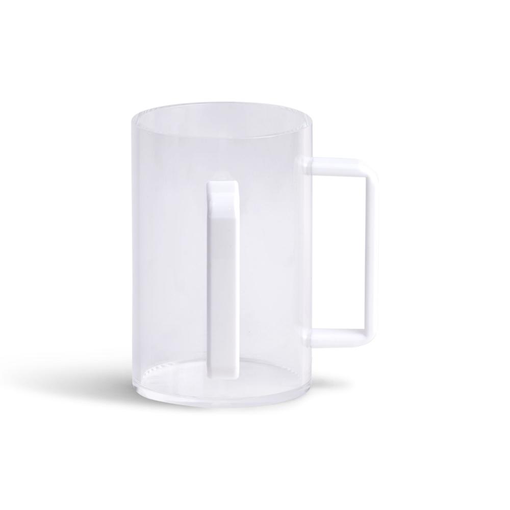 Washcup Acrylic 60509 Clr/Wht