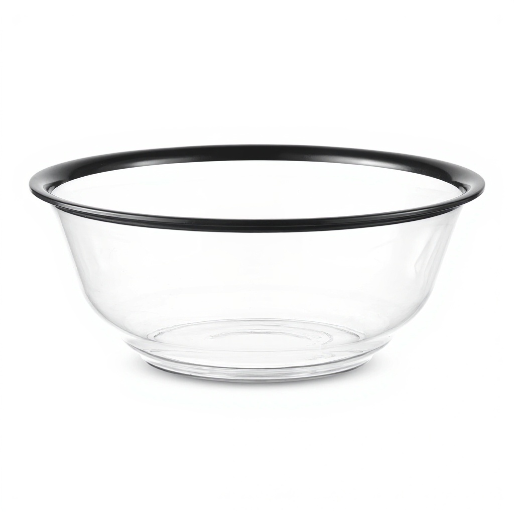 Washbowl Acrylic 60533 Clr/Blk