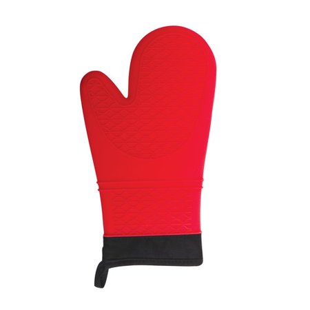 Oven Mitt 13" Silicone Red