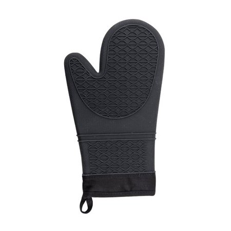 Oven Mitt 13" Silicone Black
