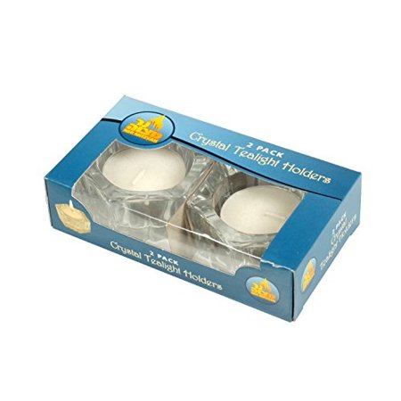 Crystal Tealight Holder 2-pk