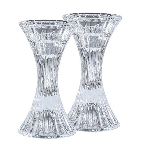 Candlesticks 5" Crystal NM