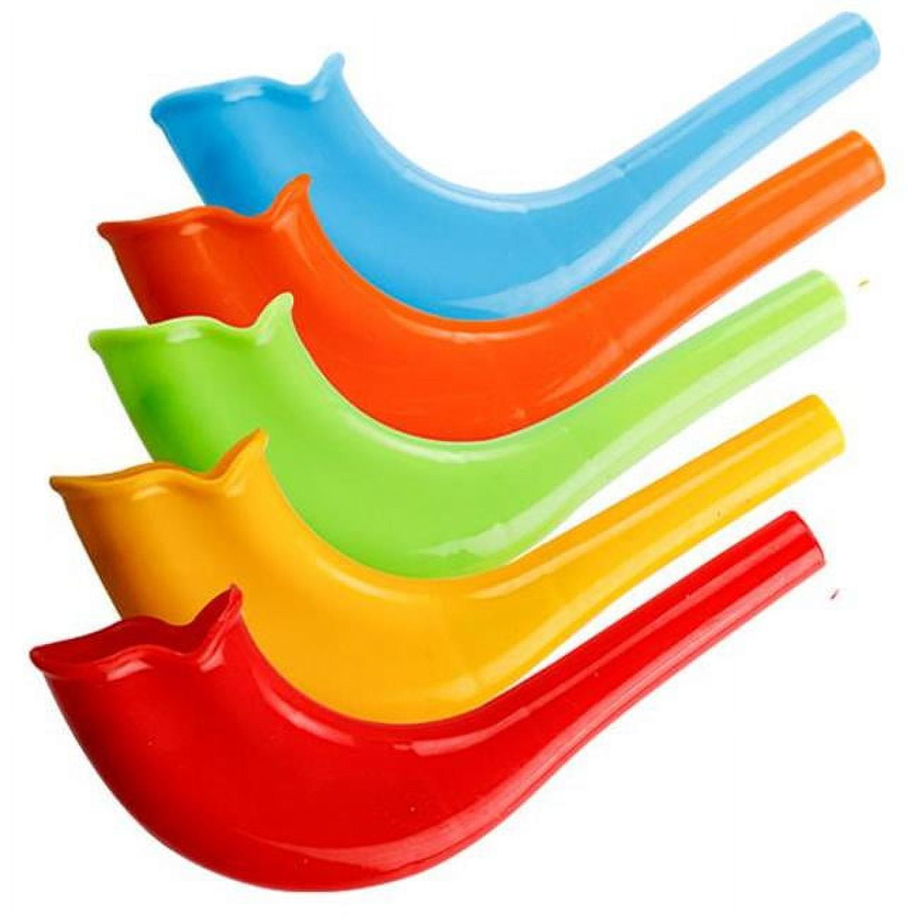 Shofar Plastic 5" Colors 10ct