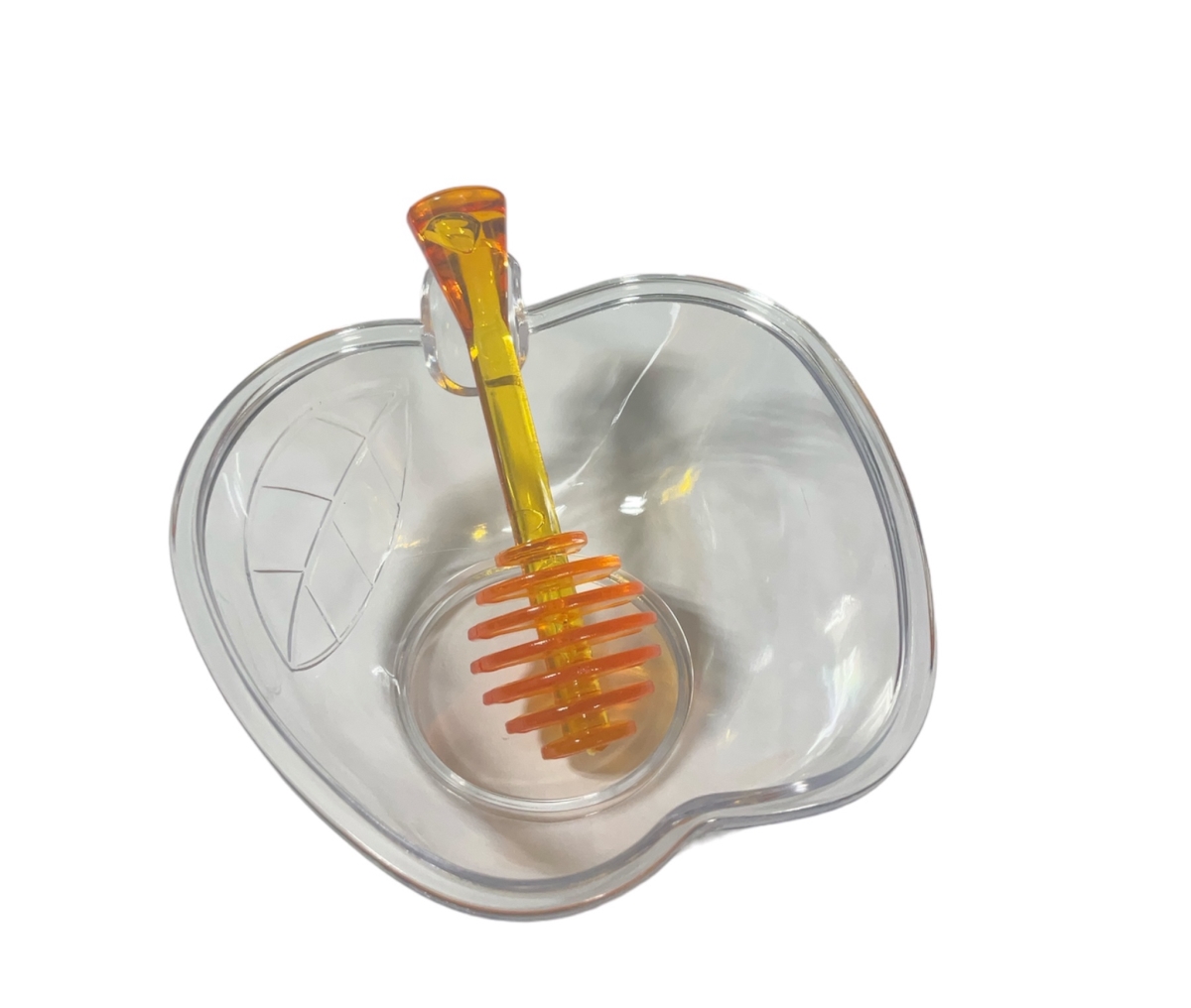 Plastic Honey dish w/spoon