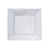 Sensations Square 6" Plate WHT