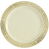 Royalty 6" Plate Ivory/Gold