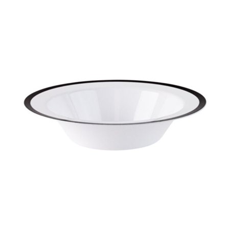 Contrast Clr/Blk SoupBowl 10ct