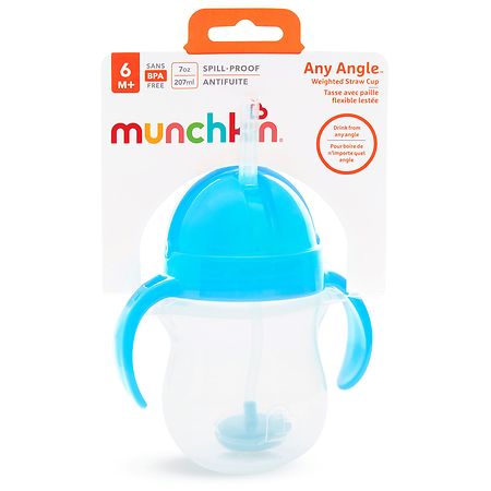 Spill Proof Cup Weighted Straw
