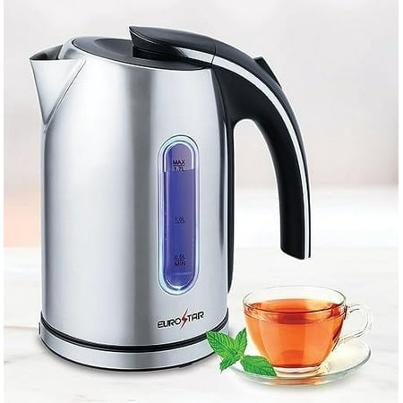 Cordless Kettle 1.7L SS/BLK Eu