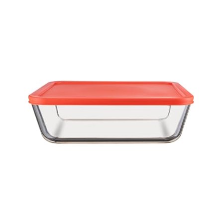 EURO* 11-cup rect w/red cover