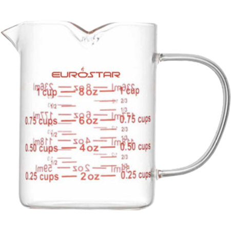 Measuring Cup 8oz 3 Spout Glas