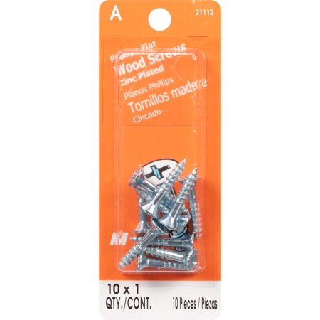 Wood Screw 10x1  10-15ct