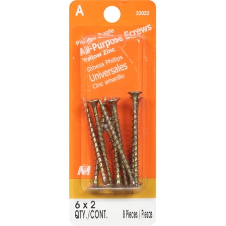 Deck Screw 6x2  8ct. Zinc