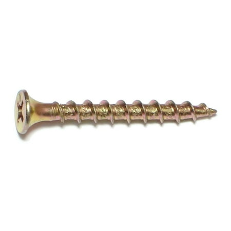 Zinc Plated Deck Screws 8x1.5"