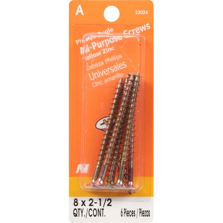 Zinc Plated Deck Screws 8x2.5"