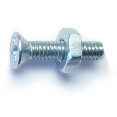 FHMachine Screw w/Nut 8-32x3/4