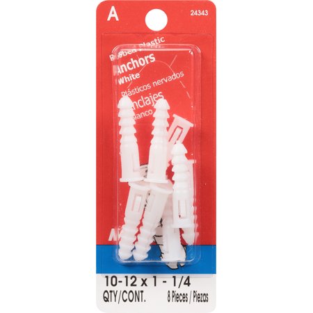 Plastic Anchor Ribbed 8-10-12