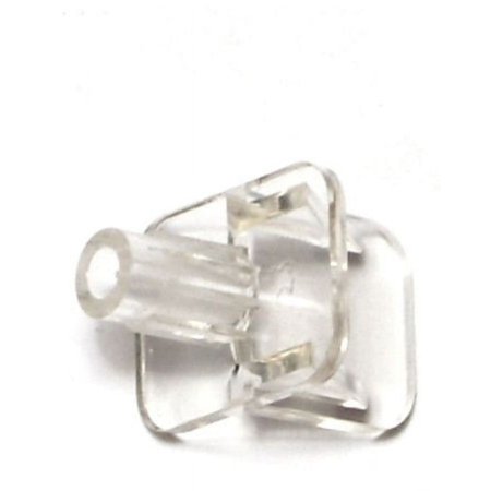 Shelf Pin 1/4" Sq Clear  4ct