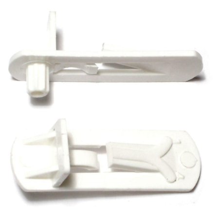 Shelf Pin 1/4" Locking WHT 4ct