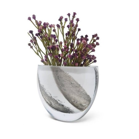 Vase 6" Glass White_Vivience