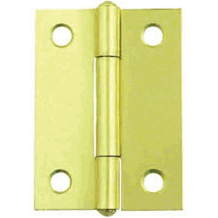 Hinge - 1.5" x 1-3/8" Brass