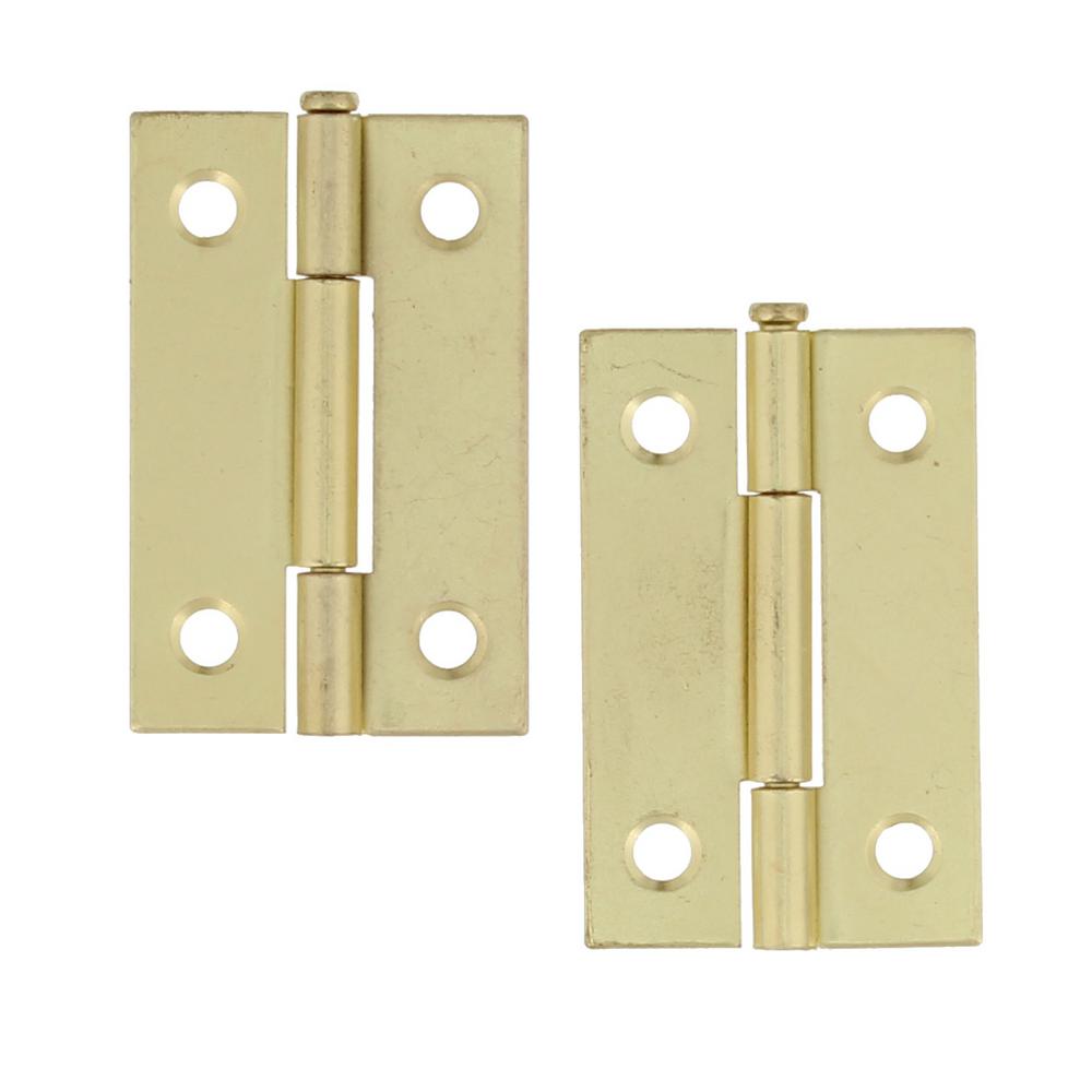 Hinge - 2" RP Brass Narrow