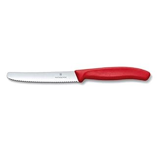 Victorinox 4½" Wavy Rnd RED