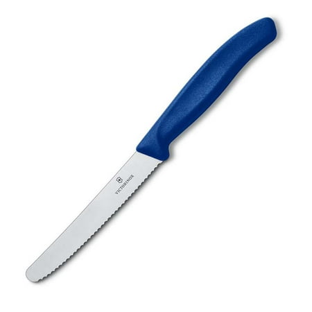 Victorinox 4½" Wavy Rnd BLUE