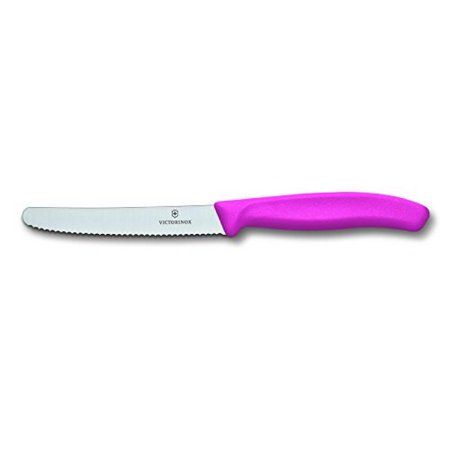 Victorinox 4½" Wavy Rnd PINK