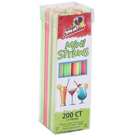 Straws Mini Asst. 200ct.