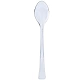Lillian Mini Spoons 48ct CLEAR