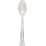 Lillian Tea Spoon Clear 48pk