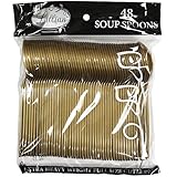 Lillian Soup Spoon Gold 48pk