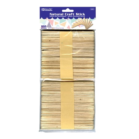 Craft Stick 4.9" Natural 100ct