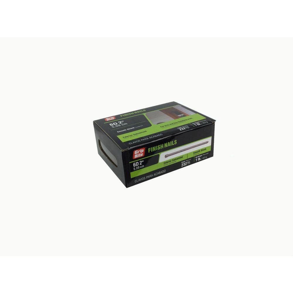 Finish Nails 2". Galv - 1lb