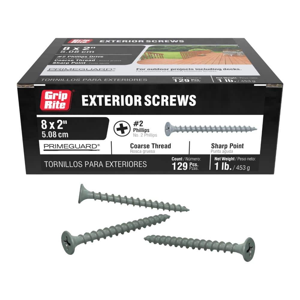 Exterior Screws 7 x 2"  1lb.