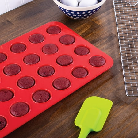 Muffin Pan Mini Silicone 24c H