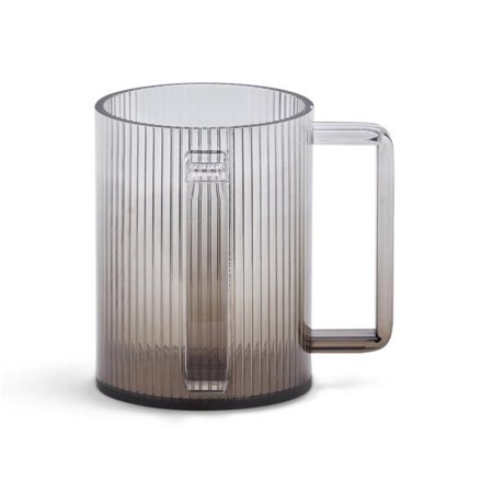 Washcup Acrylic 55032 BLK Stri