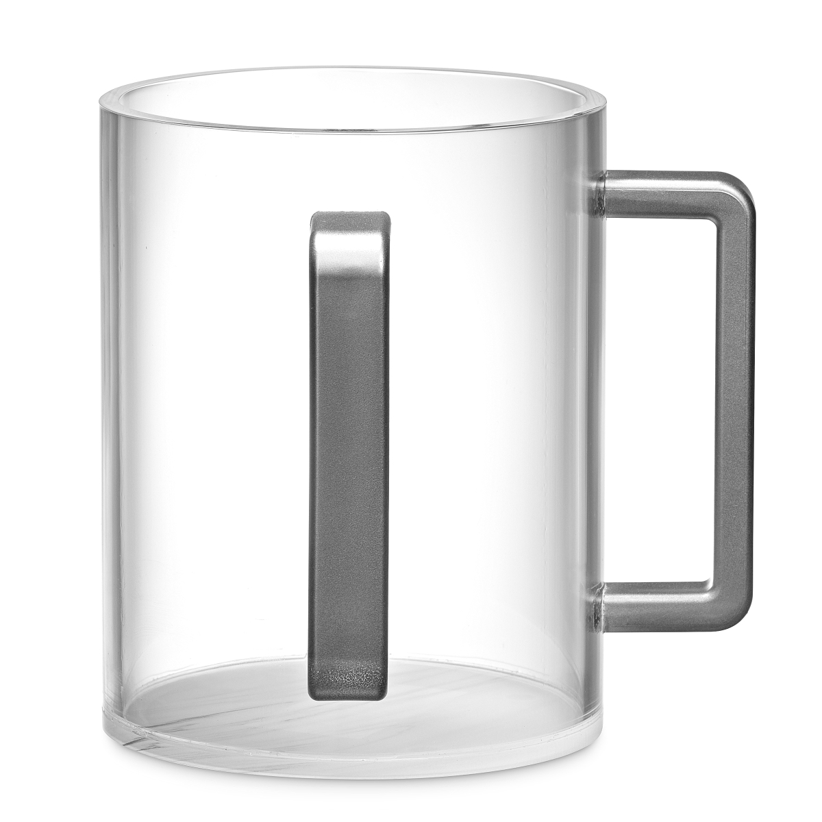 Washcup Acrylic 55097 Clr/Slvr