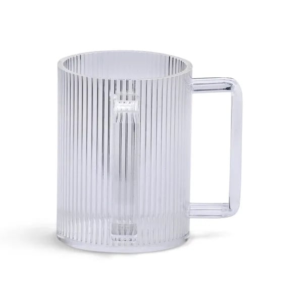Washcup Acrylic 55164 Ribbed