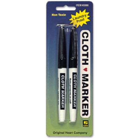Laundry Marker Black 2pk