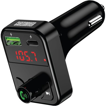 FM Transmitter w/USB & USB-C