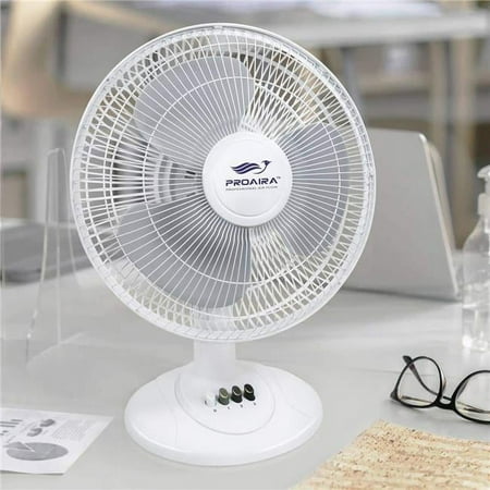 Table Fan 12" White PA