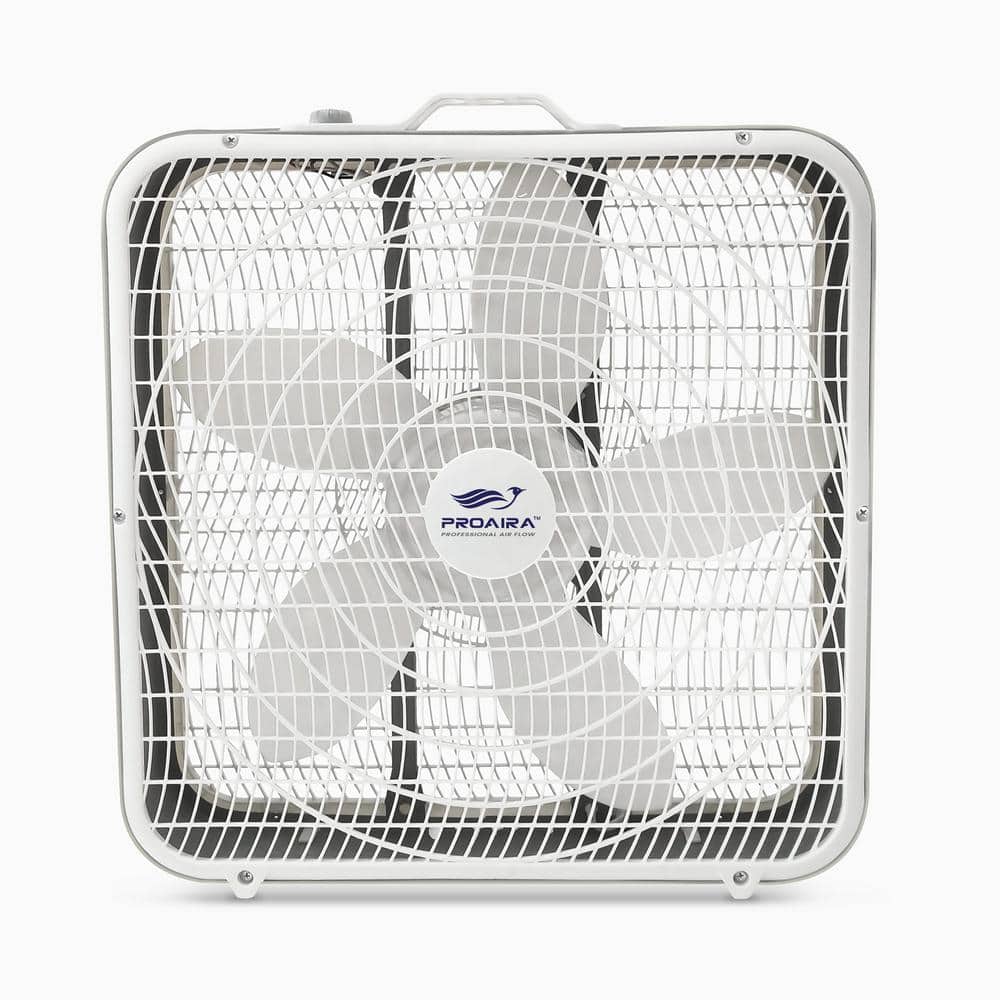 Box Fan - 20" 3-spd WHT PA