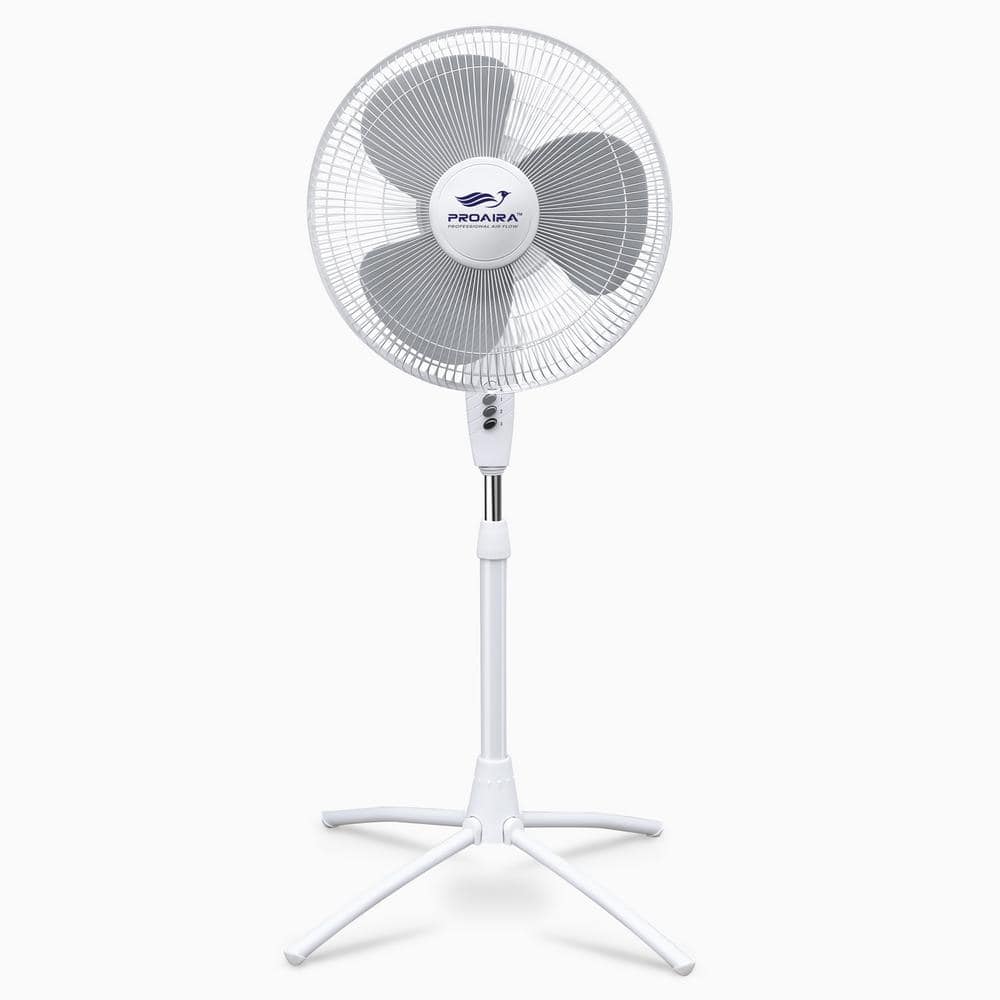 Stand Fan 18" FoldUp Wht PA