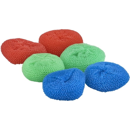 Plastic Scourer 6pk SP