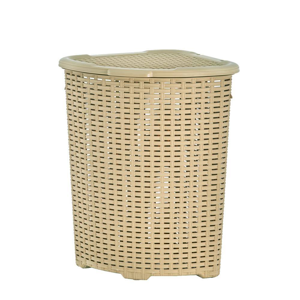 Hamper 1.4b/52L Corner Beige