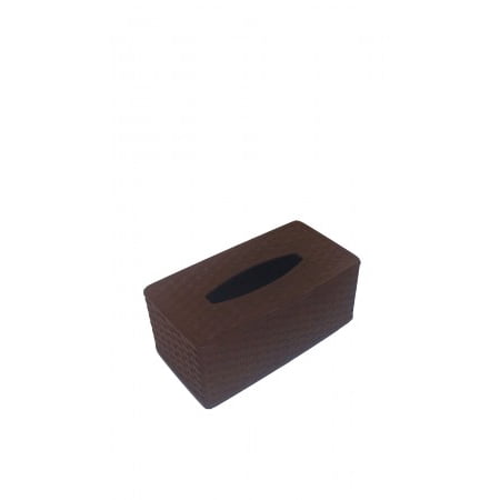 Palm Luxe Tissue Box Brown