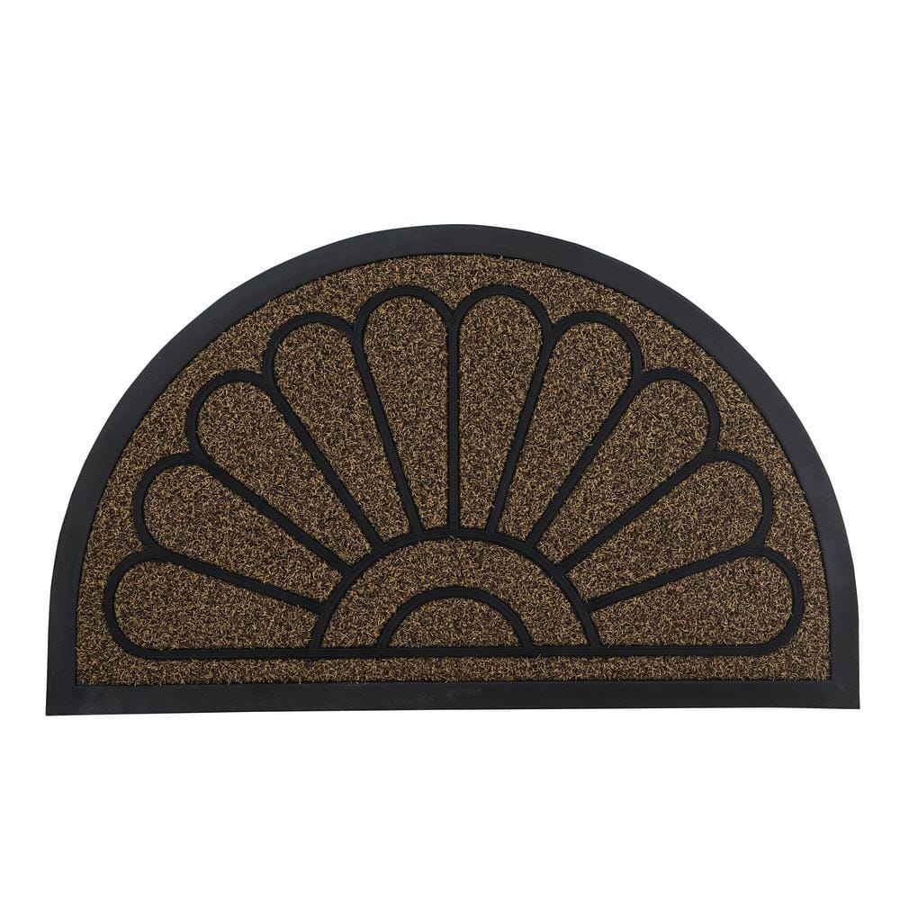 Doormat 18x30 Flower-Beige